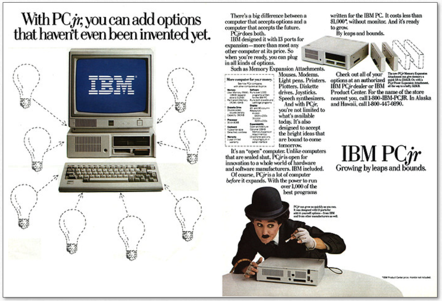 IBM PCjr advertisement