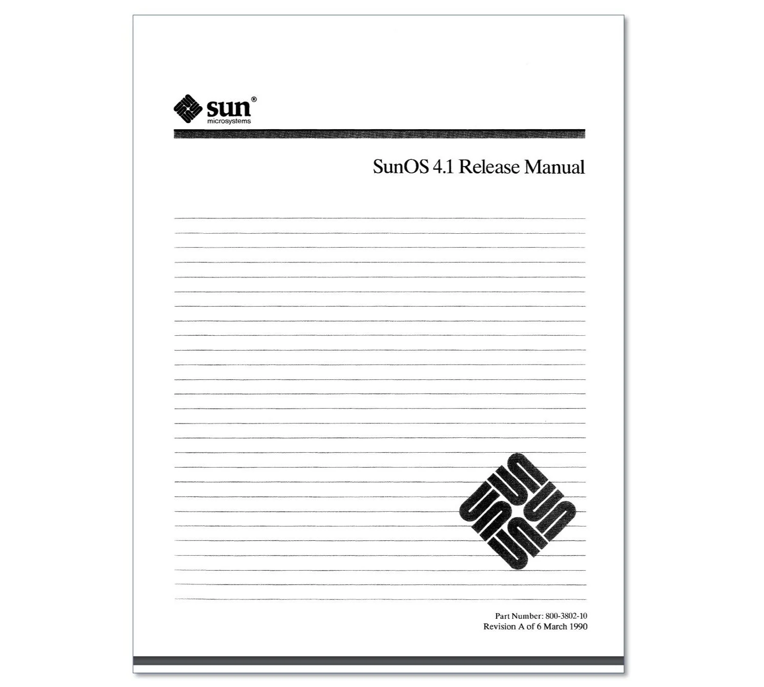 SunOS 4.1 Release Manual
