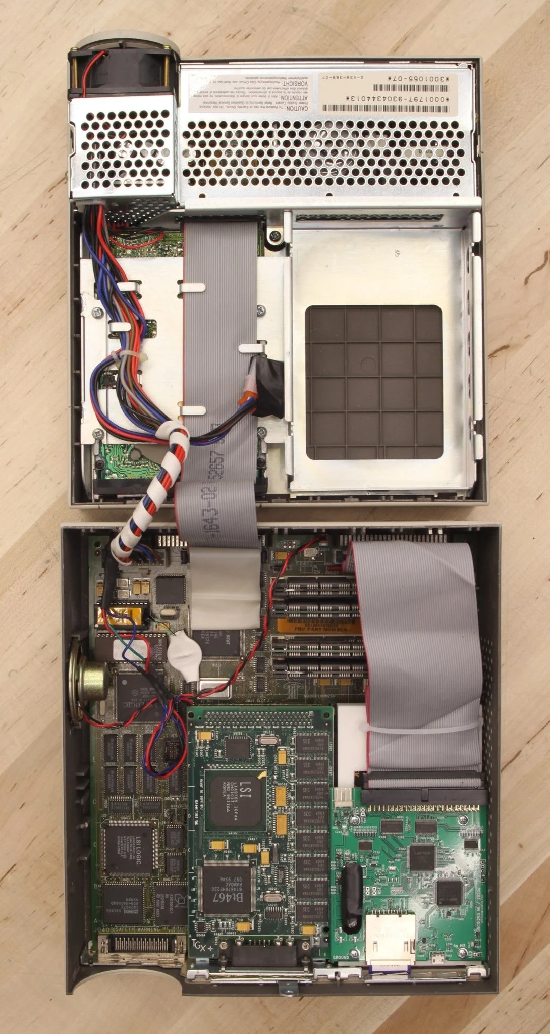 SPARCstation IPX opened